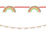 Χάρτινο Banner Rainbow