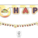 Χάρτινη γιρλάντα γραμμάτων Happy Birthday The Mandalorian