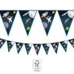 Χάρτινη γιρλάντα τρίγωνη Space