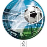 Χάρτινα πιάτα 23cm Soccer (8 τμχ)