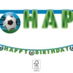 Χάρτινη γιρλάντα γραμμάτων Happy Birthday Soccer