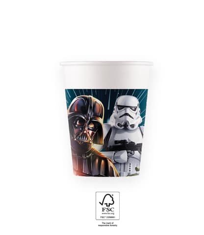 Χάρτινα ποτήρια 200ml Star Wars (8 τμχ)