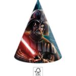 Χάρτινα καπέλα πάρτυ Star Wars (6τμχ)