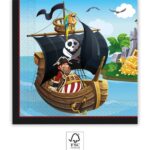 Χαρτοπετσέτες 2ply 33x33cm Pirates (20τμχ)