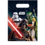 Πλαστικές τσάντες δώρων Star Wars (6τμχ)