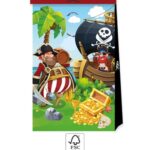 Χάρτινες τσάντες δώρων Pirates (4τμχ)