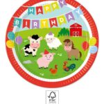 Χάρτινα πιάτα 23cm Farm (8 τμχ)