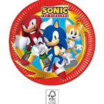 Χάρτινα πιάτα 23cm Sonic (8τεμ)