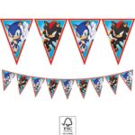 Χάρτινη γιρλάντα τρίγωνη Sonic