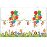 Τραπεζομάντηλο πλαστικό Ζωάκια της ζούγλας 120x180cm (1τμχ)