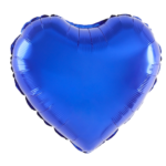 Μπαλόνι foil καρδιά σκούρο μπλέ 18''