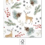 Χαρτοπετσέτες 2ply 33x33cm Merry Christmas (20τμχ)