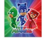 Χαρτοπετσέτες 2ply 33x33cm Pj Masks (20τμχ)