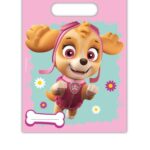 Πλαστικές τσάντες δώρων Paw Patrol - Skye & Everest (6τμχ)