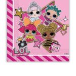 Χαρτοπετσέτες 2ply 33x33cm LOL Glitterati (20τμχ)