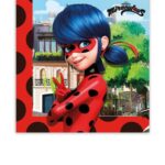 Χαρτοπετσέτες 2ply 33x33cm Miraculous Ladybug (20τμχ)