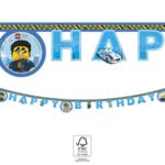 Χάρτινη Γιρλάντα Γραμμάτων Happy Birthday Lego City