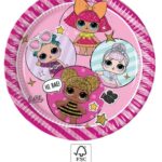 Χάρτινα πιάτα 23cm LOL Glitterati (8τμχ)