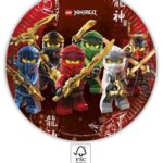 Χάρτινα πιάτα 23cm Lego Ninjago (8τμχ)