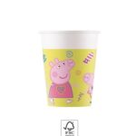 Χάρτινα ποτήρια 200ml Pepa Pig Messy Play (8τμχ)