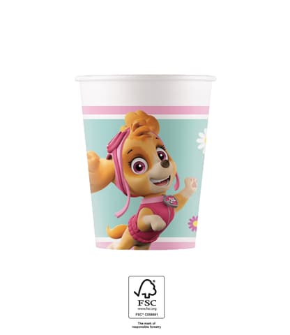 Χάρτινα ποτήρια 200ml Paw Patrol - Skye & Everest (8τμχ)