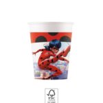 Χάρτινα ποτήρια 200ml Miraculous Ladybug (8τμχ)