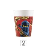 Χάρτινα ποτήρια 200ml Lego Ninjago (8τμχ)