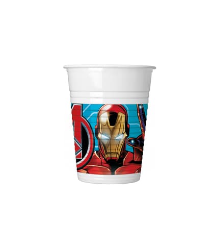 Πλαστικά ποτήρια 200ml Avengers (8τμχ)