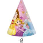 Χάρτινα καπέλα πάρτυ Princess (6τμχ)