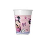 Πλαστικά ποτήρια 200ml Minnie Junior (8τμχ)