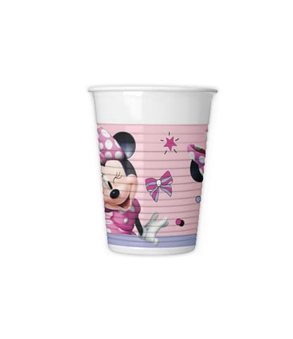 Πλαστικά ποτήρια 200ml Minnie Junior (8τμχ)