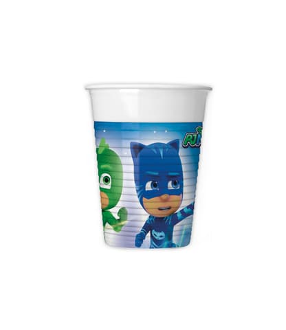 Πλαστικά ποτήρια 200ml Pj Masks (8τμχ)