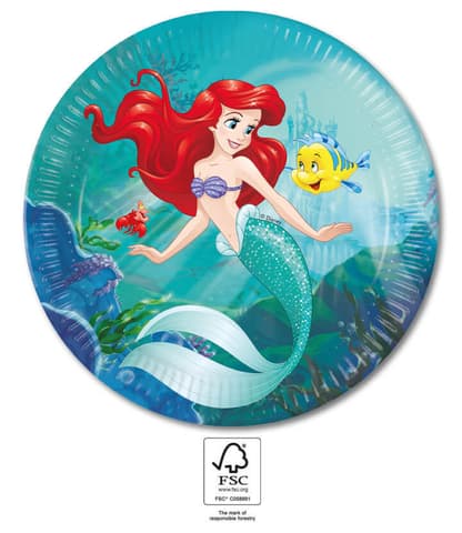 Χάρτινα πιάτα 23cm Ariel (8τμχ)