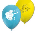 Τυπωμένα μπαλόνια Ariel (8τμχ)