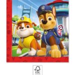 Χαρτοπετσέτες 2ply 33x33cm Paw Patrol Rescue Heroes (20τμχ)