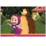 Τραπεζομάντηλο πλαστικό Masha and The Bear 120x180cm (1τμχ)