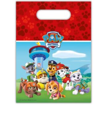 Πλαστικές τσάντες δώρων Paw Patrol Rescue Heroes (6τμχ) 089440