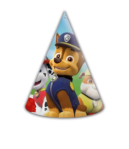 Χάρτινα καπέλα πάρτυ Paw Patrol Rescue Heroes (6τμχ) 089442