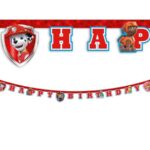 Χάρτινη Γιρλάντα Γραμμάτων Happy Birthday Paw Patrol Rescue Heroes 089978