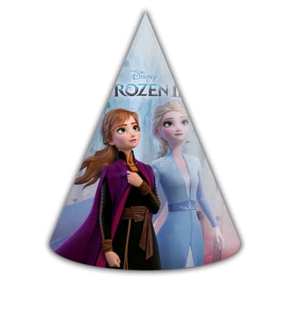 Χάρτινα καπέλα πάρτυ Frozen II (6τμχ)