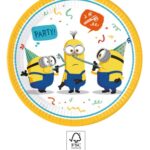 Χάρτινα πιάτα 23cm Minions (8τμχ)