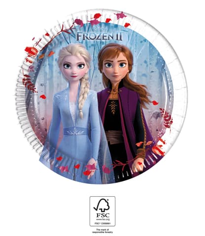 Χάρτινα πιάτα 20cm Frozen II (8τμχ)