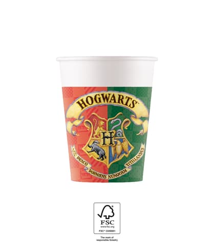 Χάρτινα ποτήρια 200ml Harry Potter  (8τμχ) 093506