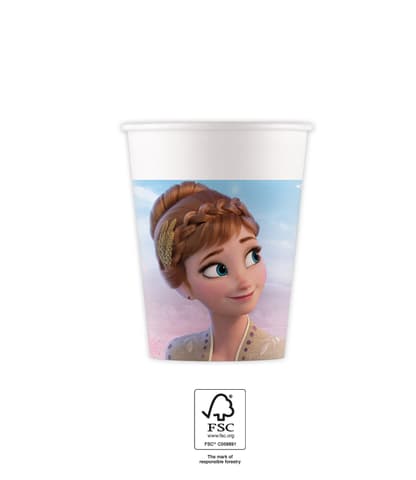 Χάρτινα ποτήρια 200ml Frozen II Wind Spirit (8τμχ)