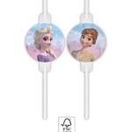 Χάρτινα καλαμάκια ροφήματος Frozen II Wind Spirit (4τμχ)