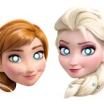 Χάρτινες μάσκες Frozen II Wind Spirit (6τμχ)
