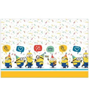 Τραπεζομάντηλο πλαστικό Minions 120x180cm (1τμχ)