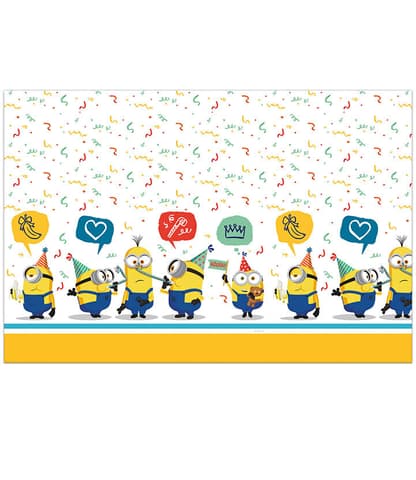 Τραπεζομάντηλο πλαστικό Minions 120x180cm (1τμχ)