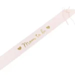 Κορδέλα Σατέν Ροζ "Mom to Be"