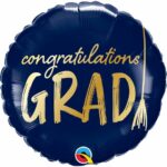 Μπαλόνι Foil "Congratulations Grad'' μπλε 43εκ.